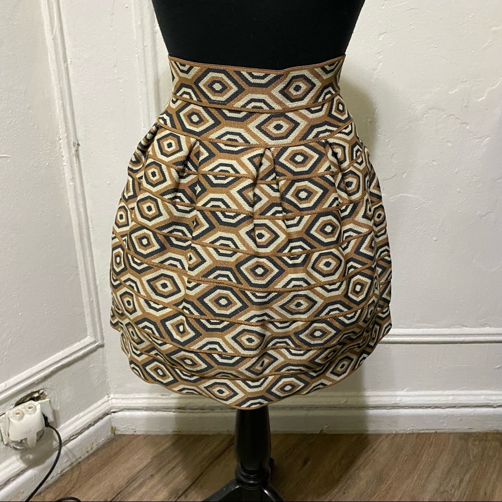 LM Lulu Folded Bubble Skirt MID-LENGTH SKIRT - MULTICOLOR